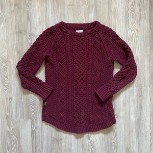 L.L. Bean Signature Fisherman Tunic Sweater